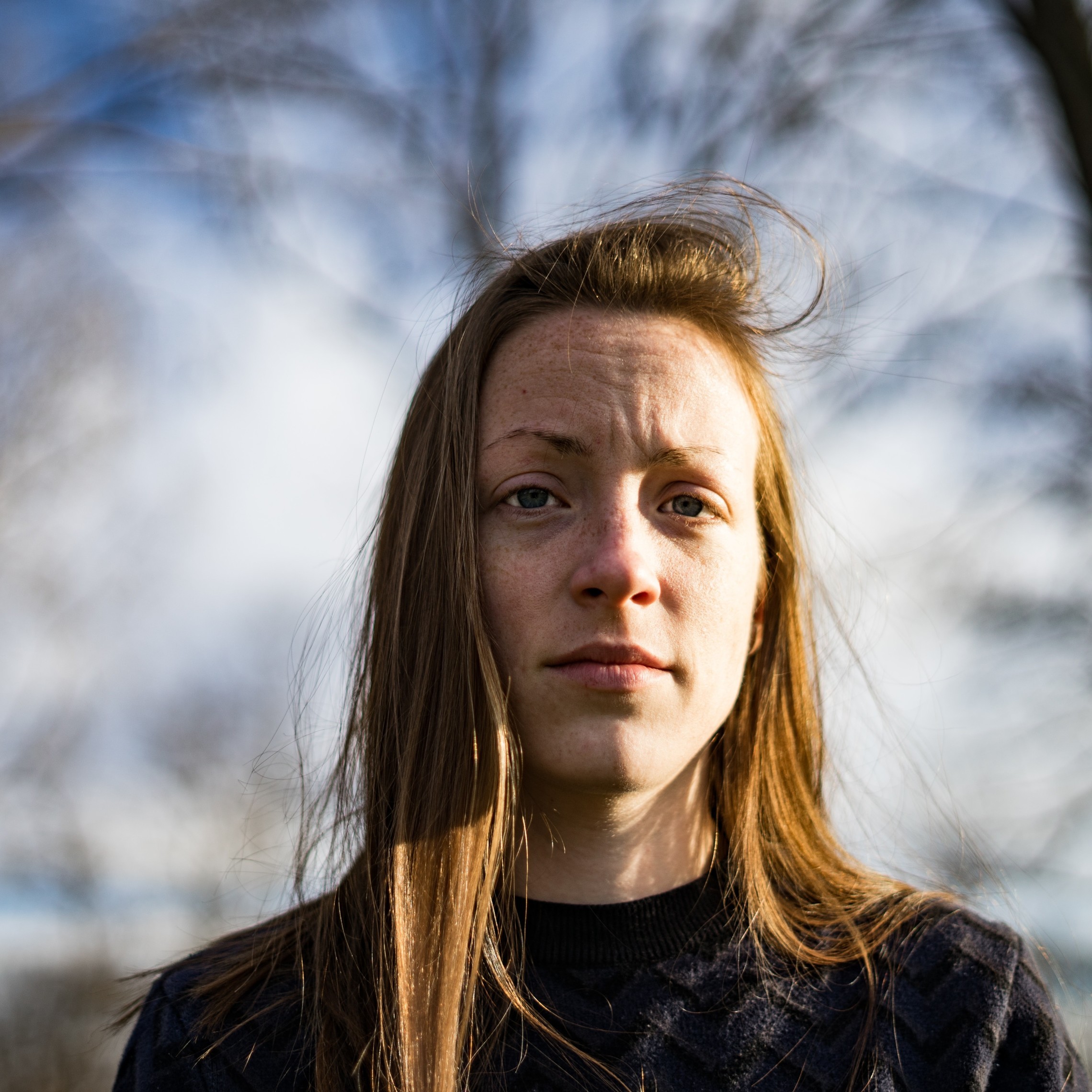 Woman Frowning